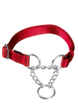 Trixie Premium Choker High-quality nylon strap red size M-L 